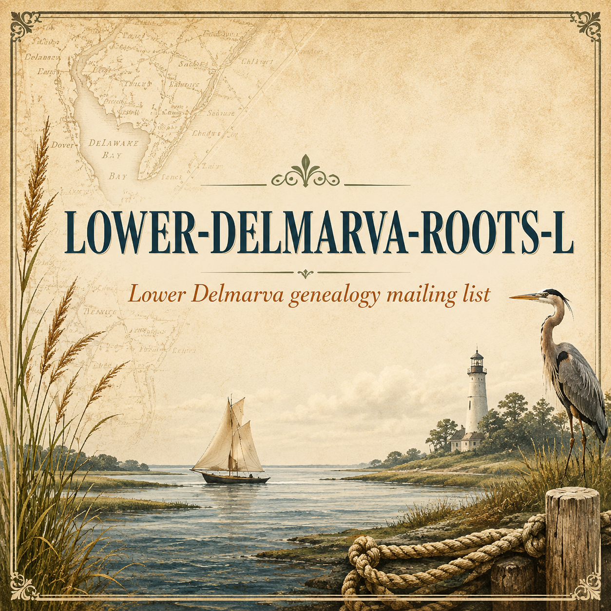 LOWER-DELMARVA-ROOTS-L — Lower Delmarva genealogy mailing list